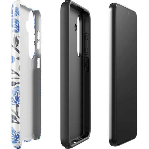 Blue Cherry Blossoms by Cat Coq Galaxy S25 Impact Case